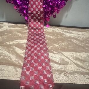 Jos. A. Bank Burgundy Geometric Men's Tie